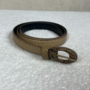 Genuine Snake Skin Thin Belt Women’s Large